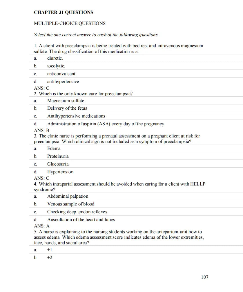 Test Bank Women’s Health in Nursing 3rd Edition by Kerri Durnell Schuiling