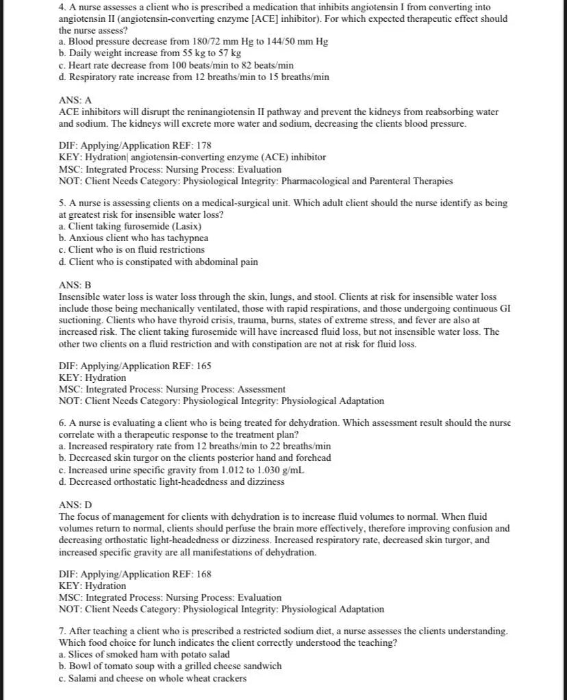 Test Bank Medical-Surgical Nursing: Concepts for Interprofessional Collaborative Care 9th Edition by Donna D. Ignatavicius