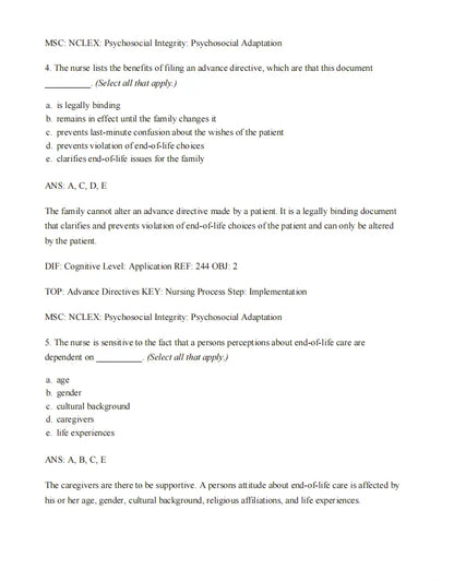 Test Bank Gerontological Nursing 10th Edition by Charlotte Eliopoulos