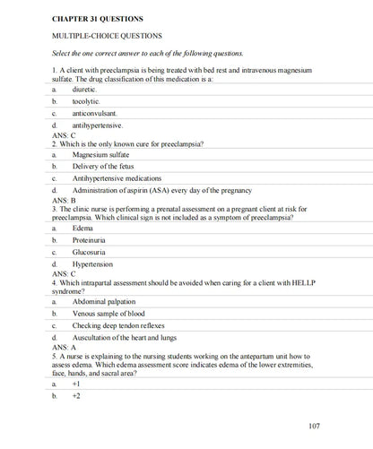 Test Bank Women’s Health in Nursing 3rd Edition by Kerri Durnell Schuiling