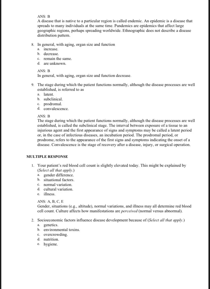Test Bank Pathophysiology 7th Edition by Banasik