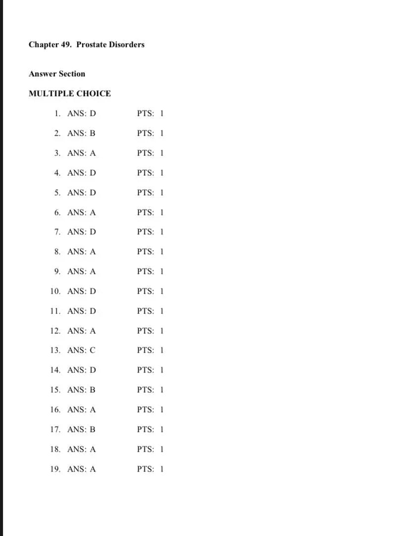 Test Bank Primary Care: Art and Science of Advanced Practice Nursing - An Interprofessional Approach 5th Edition by Dunphy