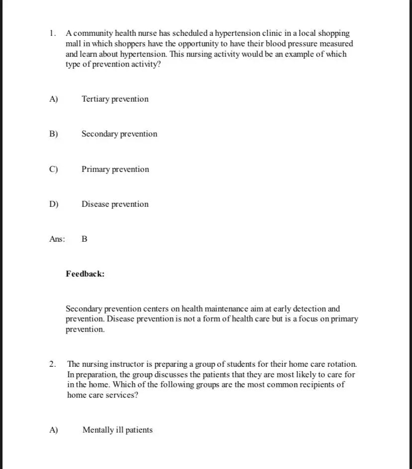 Test Bank Brunner & Suddarth's Medical-Surgical Nursing 15th Edition by Hinkle