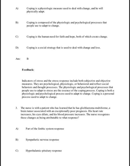 Test Bank Brunner & Suddarth's Medical-Surgical Nursing 15th Edition by Hinkle